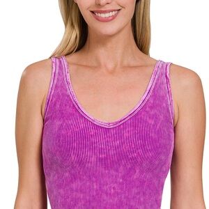 Vibrant Pink reversible Tank